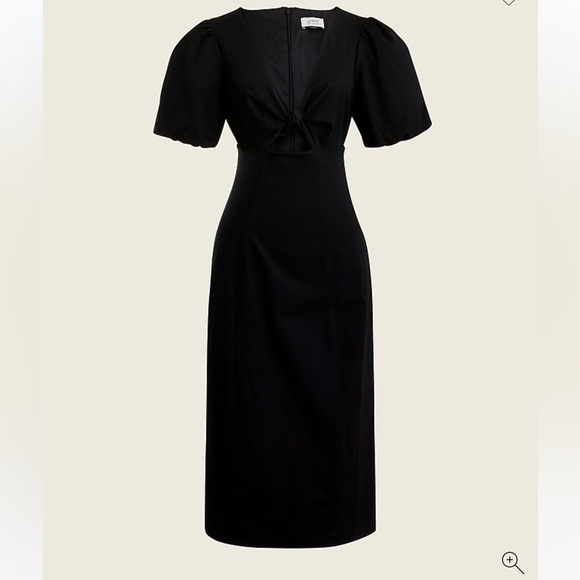 J. Crew Collection Dresses & Skirts - J.Crew collection NWOT puff sleeve, cut out dress in cotton twill BH525 sz16